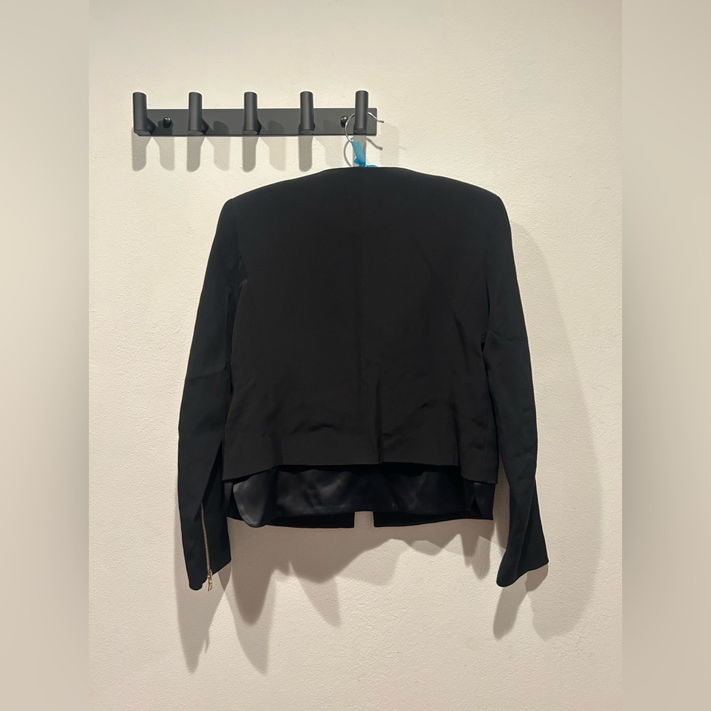 SANDRO PARIS Blazer Jacket in Black / Size 38 / - Picture 6 of 10